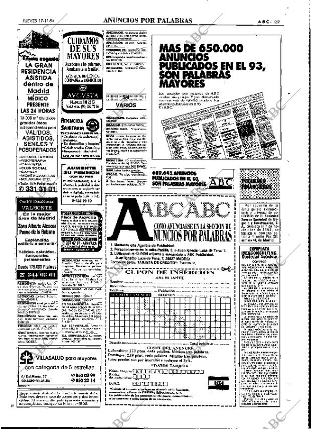 ABC MADRID 17-11-1994 página 139