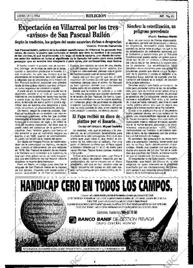 ABC MADRID 17-11-1994 página 81