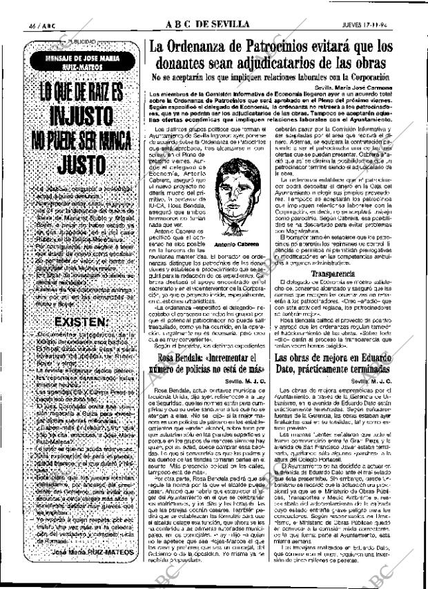 ABC SEVILLA 17-11-1994 página 46