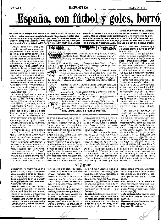 ABC SEVILLA 17-11-1994 página 62