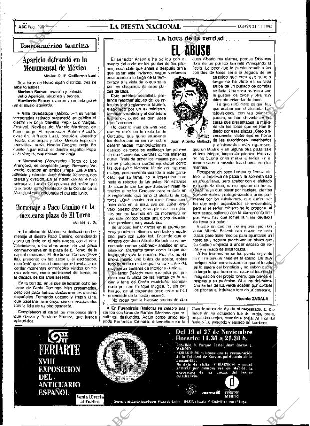 ABC MADRID 21-11-1994 página 100