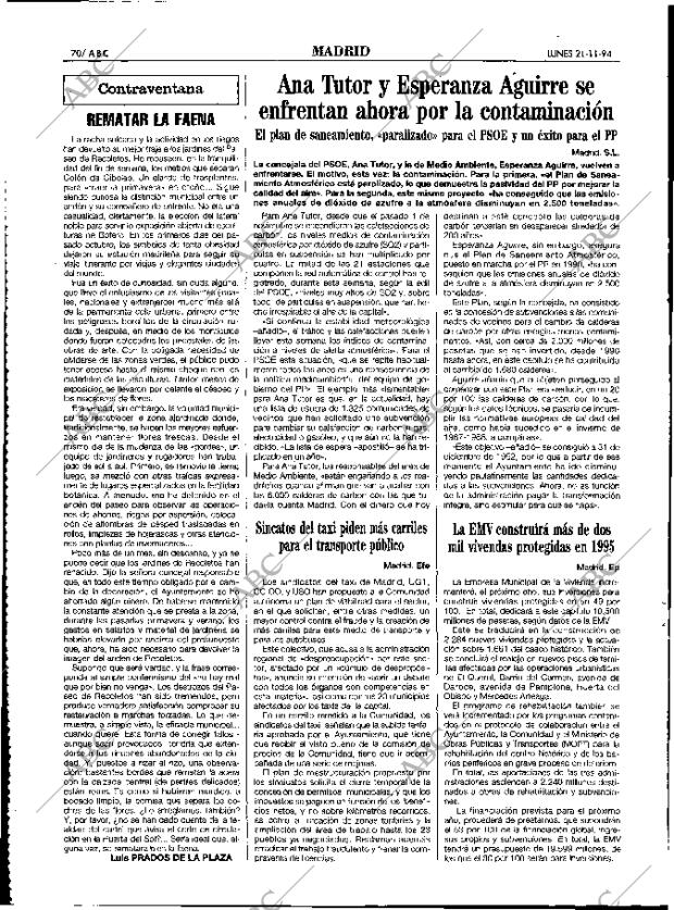 ABC MADRID 21-11-1994 página 70