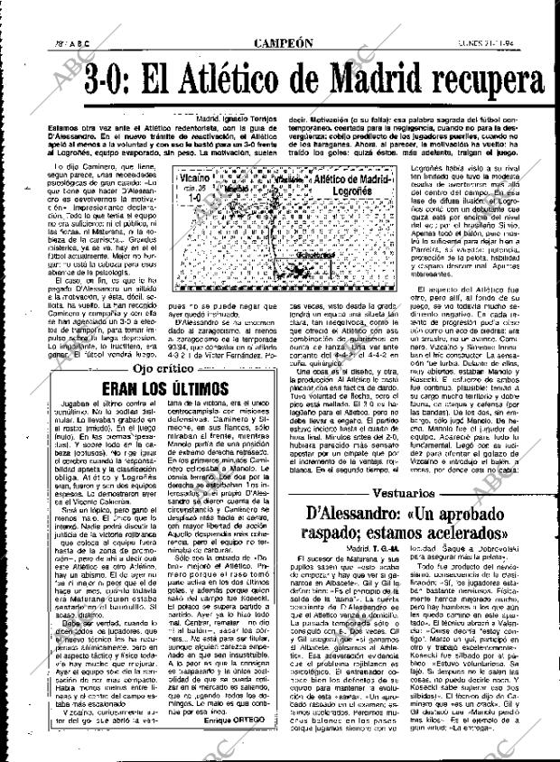 ABC MADRID 21-11-1994 página 78