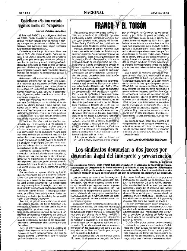 ABC MADRID 24-11-1994 página 30