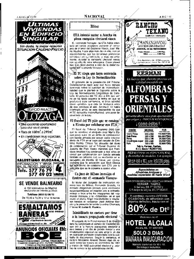 ABC MADRID 24-11-1994 página 33