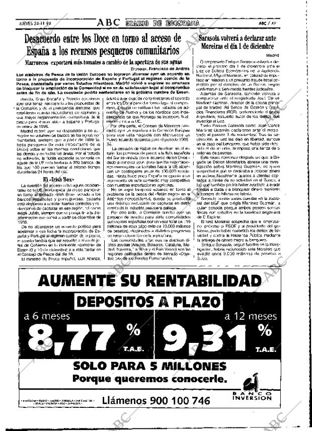 ABC MADRID 24-11-1994 página 49