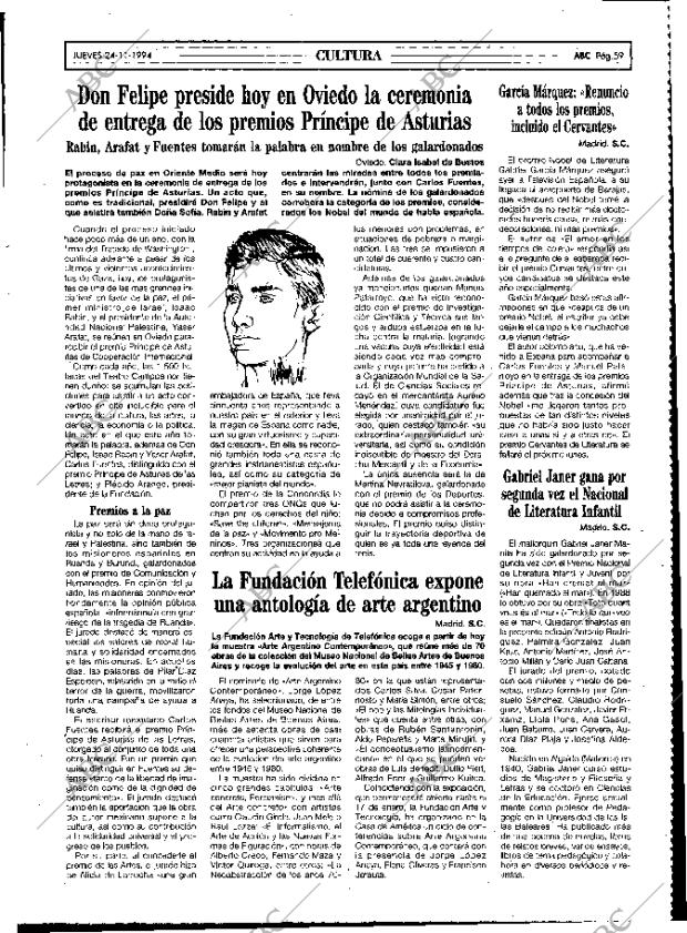 ABC MADRID 24-11-1994 página 59