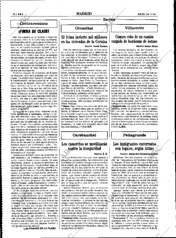 ABC MADRID 24-11-1994 página 72