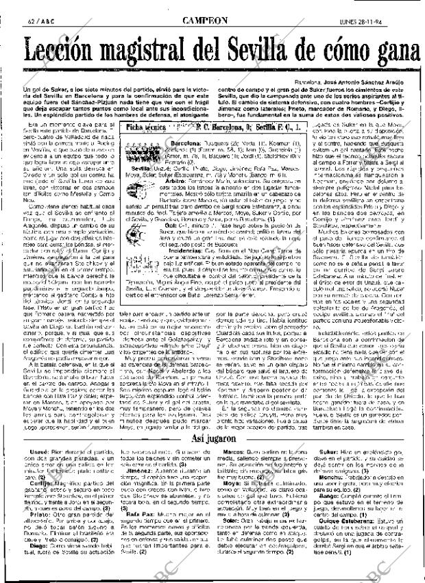 ABC SEVILLA 28-11-1994 página 62