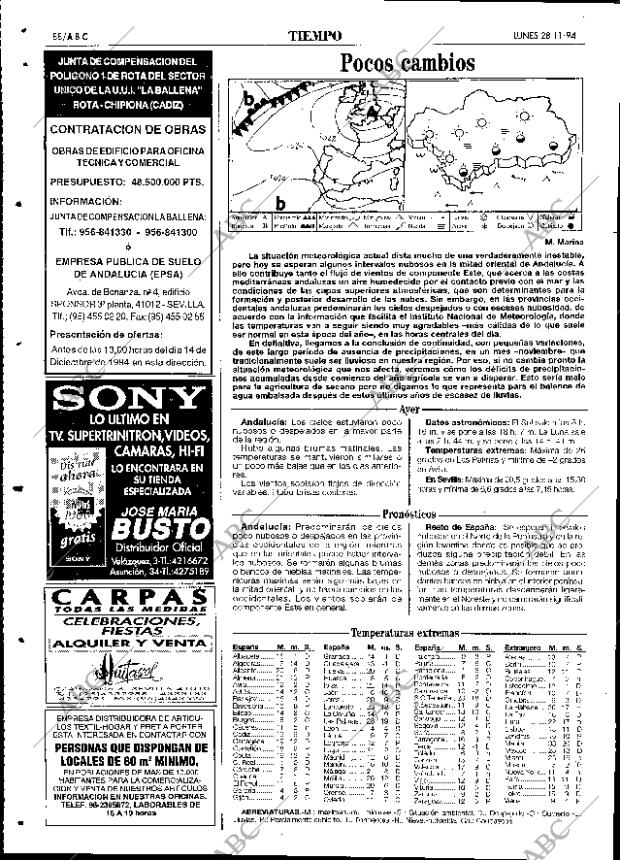 ABC SEVILLA 28-11-1994 página 88