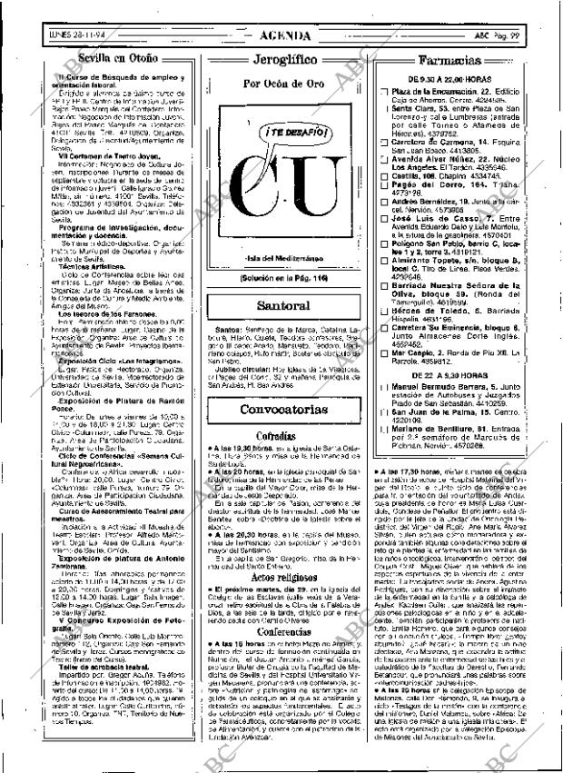 ABC SEVILLA 28-11-1994 página 99