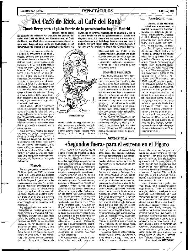 ABC MADRID 29-11-1994 página 101