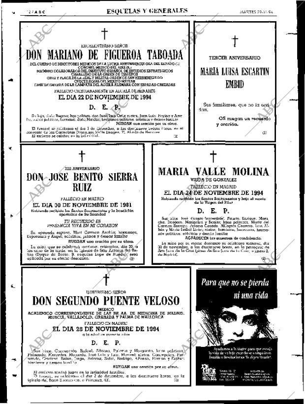 ABC MADRID 29-11-1994 página 112