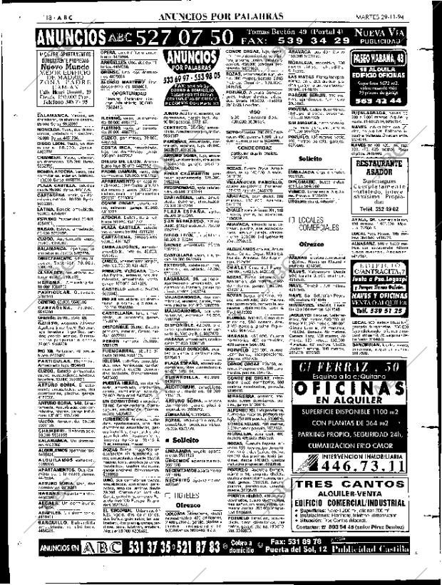 ABC MADRID 29-11-1994 página 118