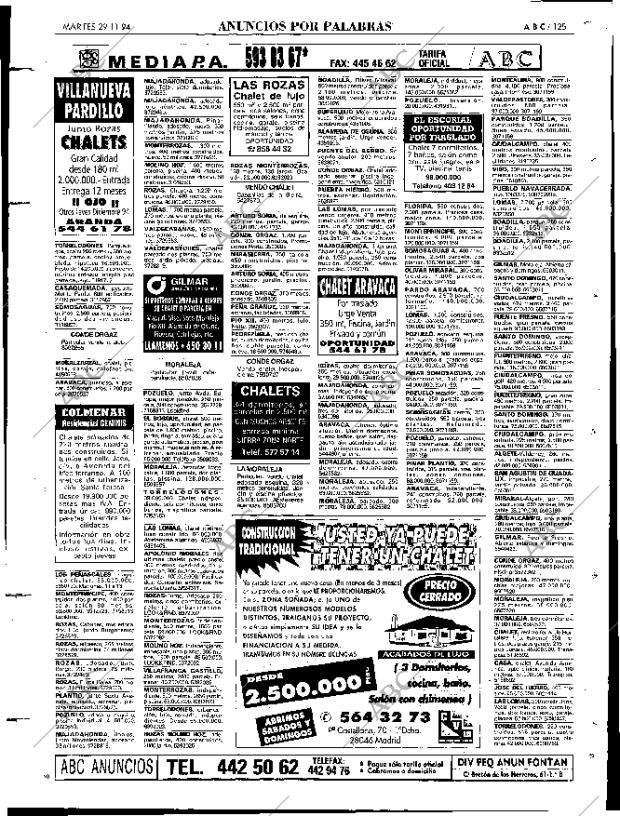 ABC MADRID 29-11-1994 página 125