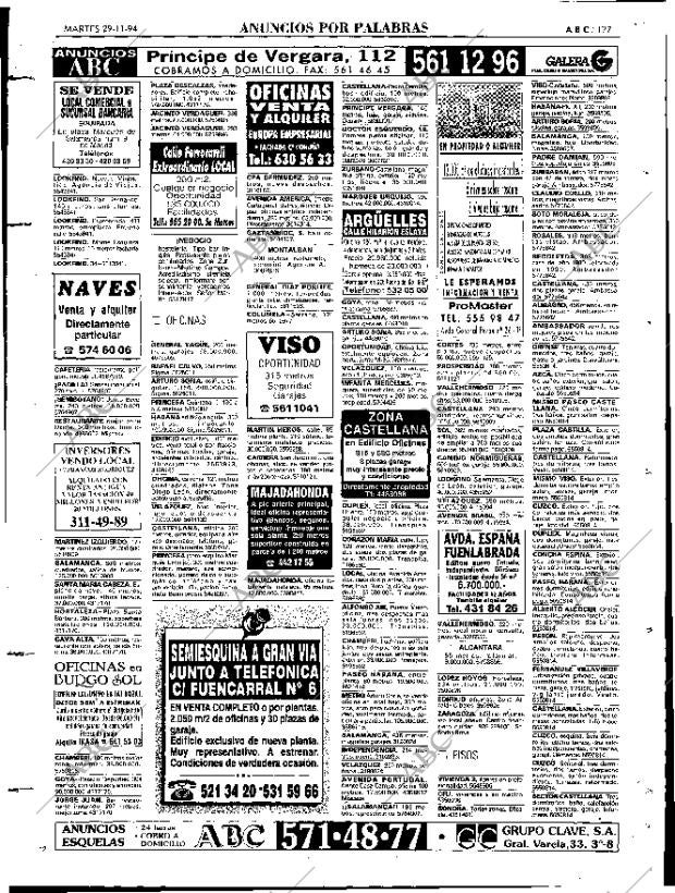 ABC MADRID 29-11-1994 página 127