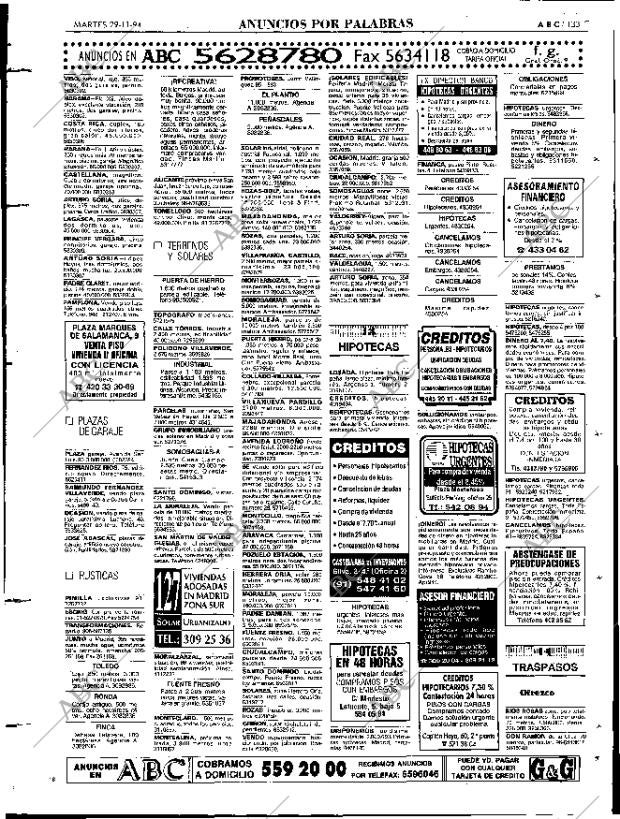 ABC MADRID 29-11-1994 página 133