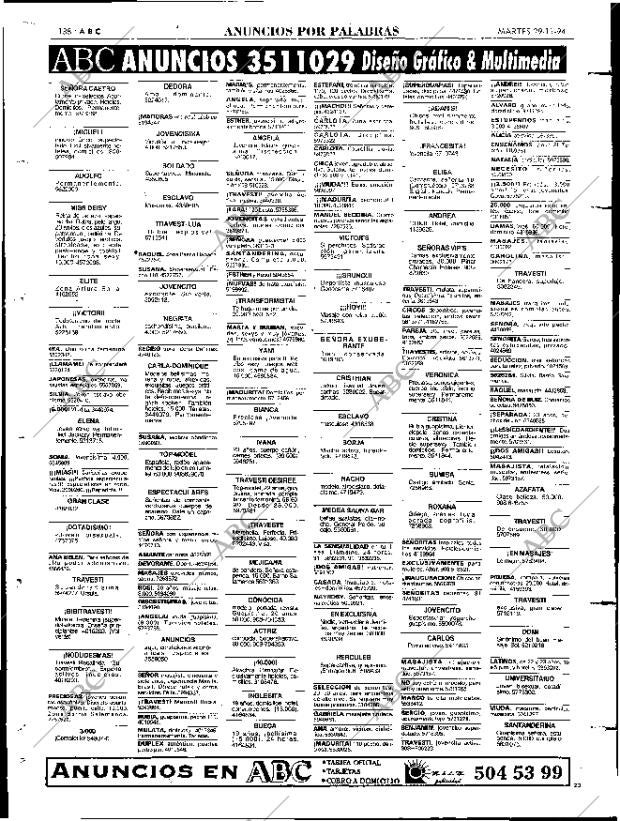 ABC MADRID 29-11-1994 página 138