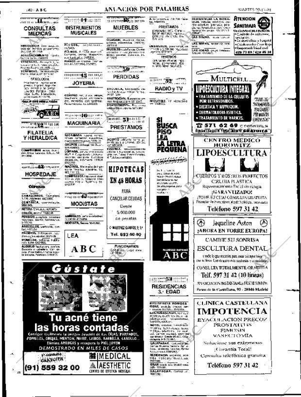 ABC MADRID 29-11-1994 página 140
