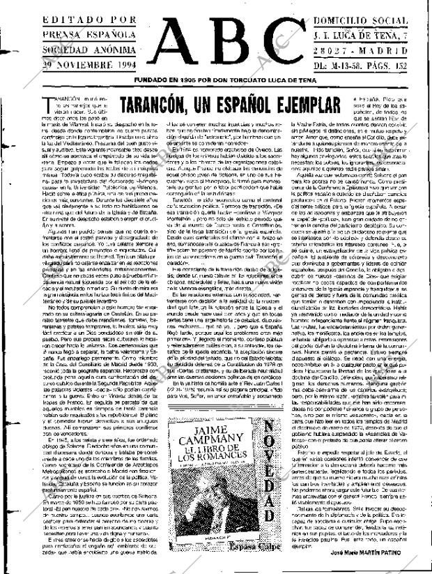 ABC MADRID 29-11-1994 página 3