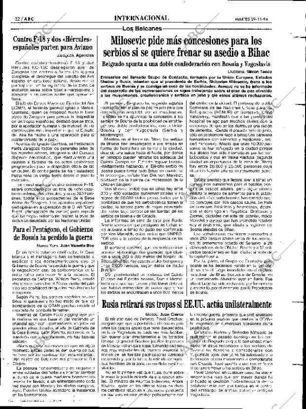 ABC MADRID 29-11-1994 página 32