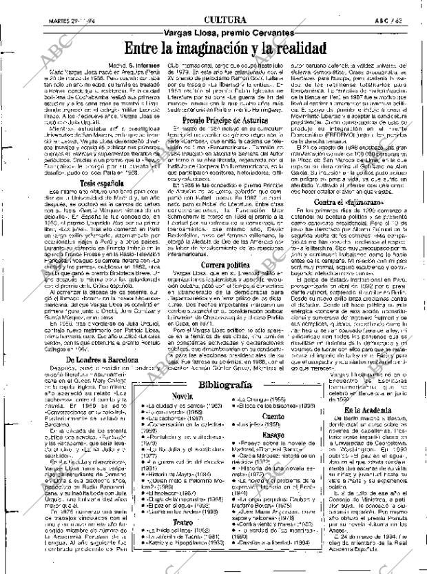 ABC MADRID 29-11-1994 página 63