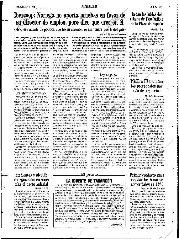 ABC MADRID 29-11-1994 página 89