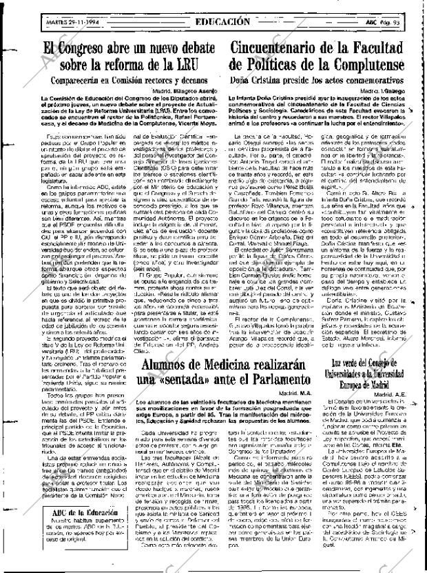 ABC MADRID 29-11-1994 página 93