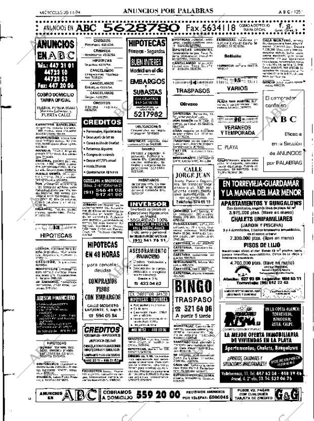ABC MADRID 30-11-1994 página 125