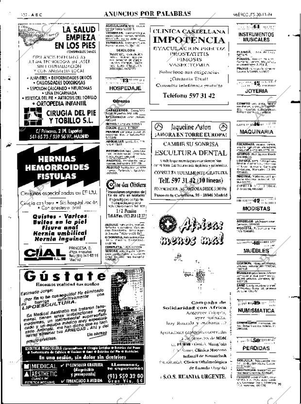 ABC MADRID 30-11-1994 página 132