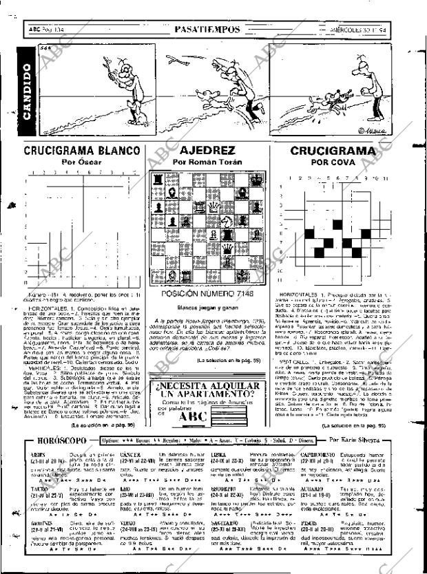 ABC MADRID 30-11-1994 página 134