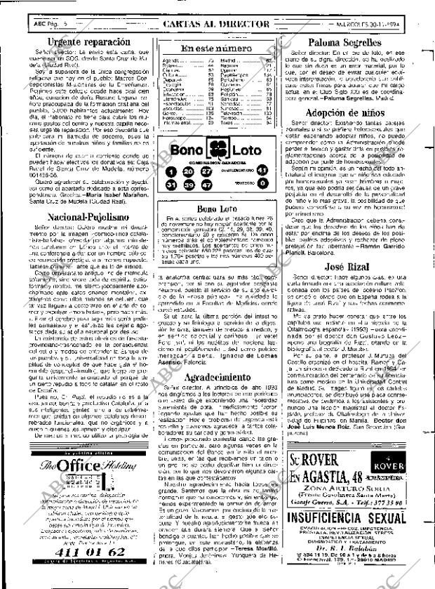 ABC MADRID 30-11-1994 página 16