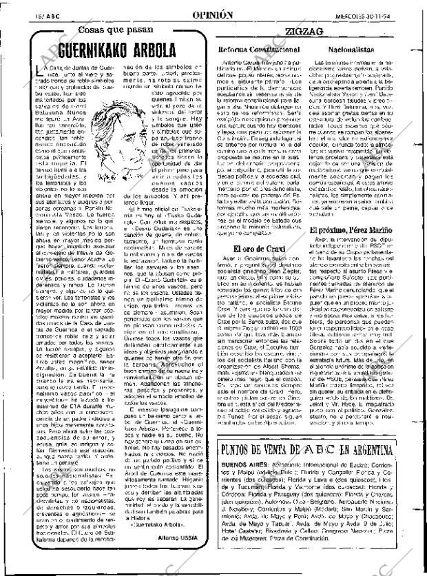 ABC MADRID 30-11-1994 página 18