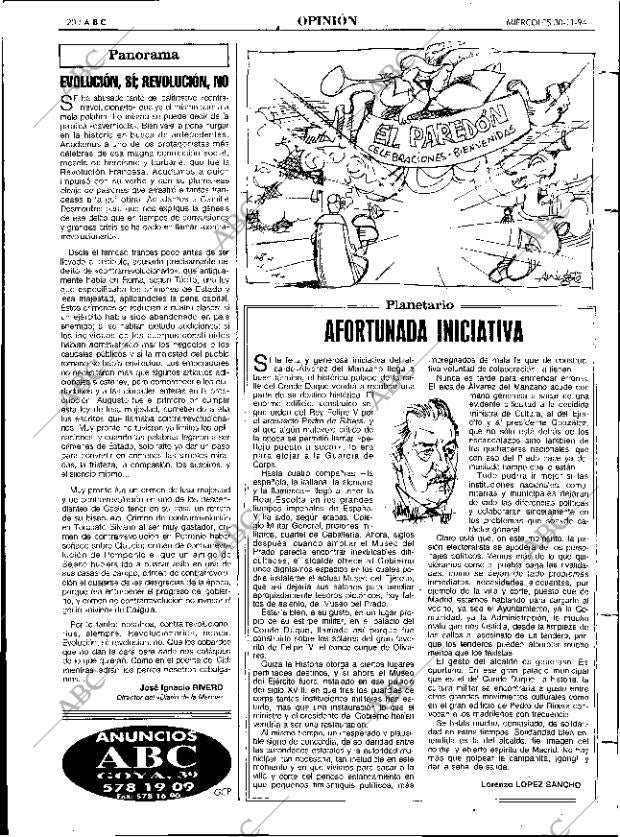 ABC MADRID 30-11-1994 página 20