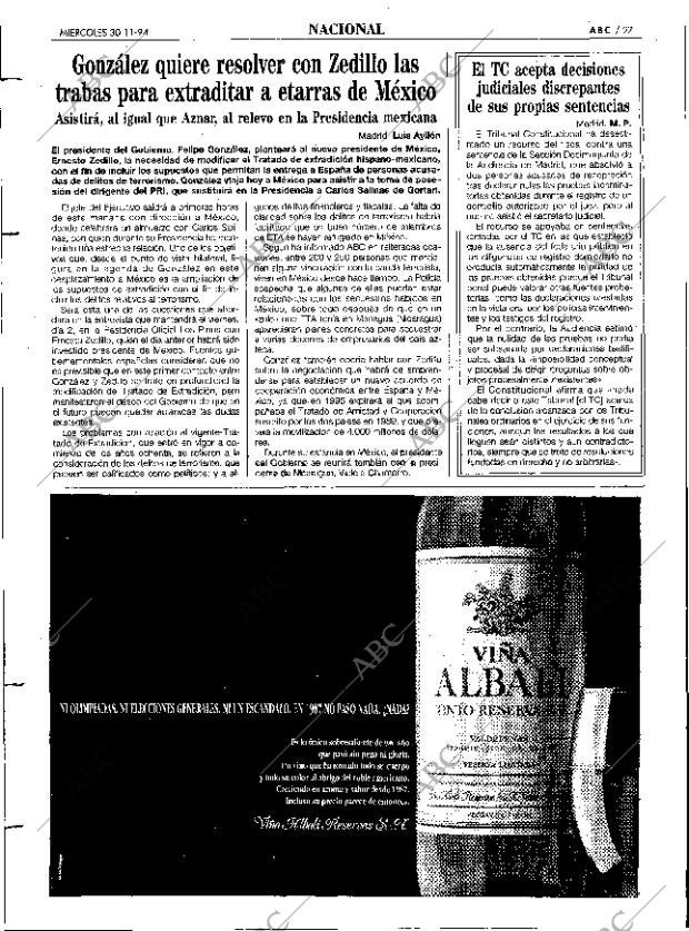 ABC MADRID 30-11-1994 página 27