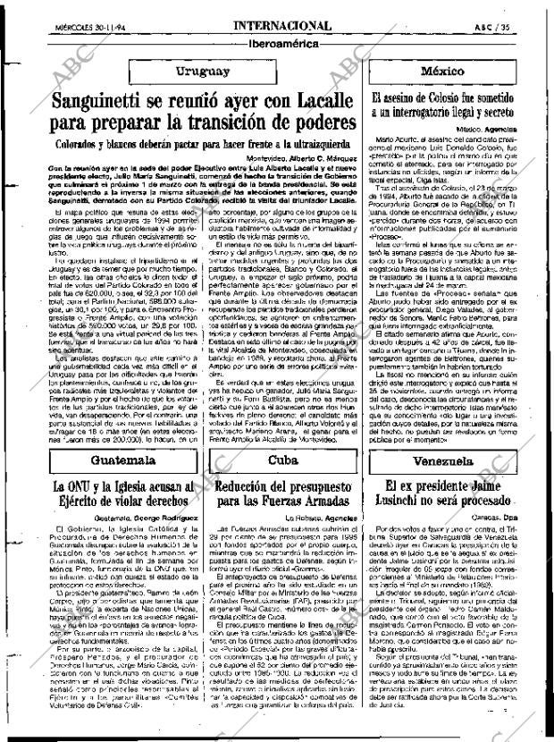 ABC MADRID 30-11-1994 página 35