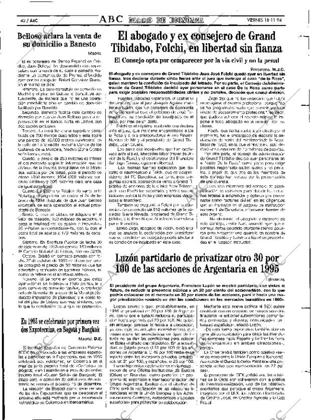 ABC MADRID 30-11-1994 página 40
