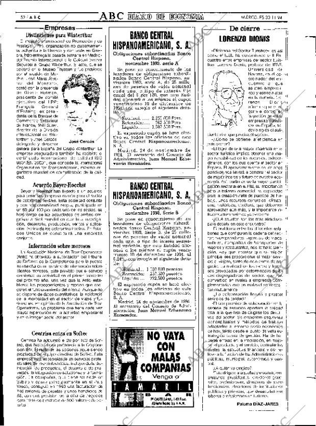 ABC MADRID 30-11-1994 página 52