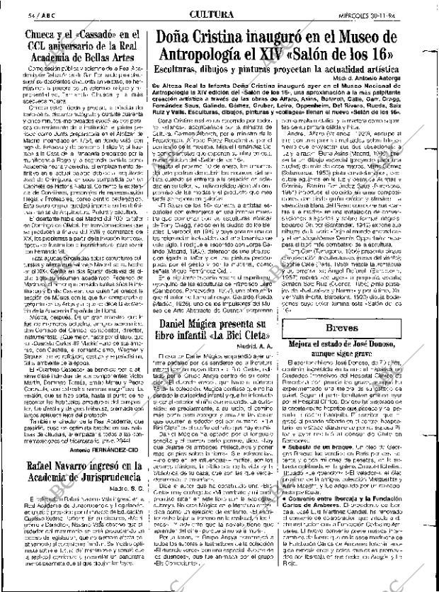 ABC MADRID 30-11-1994 página 54