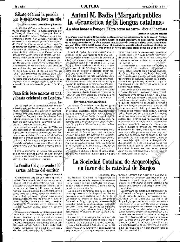 ABC MADRID 30-11-1994 página 56