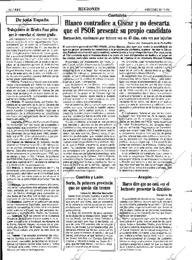 ABC MADRID 30-11-1994 página 66