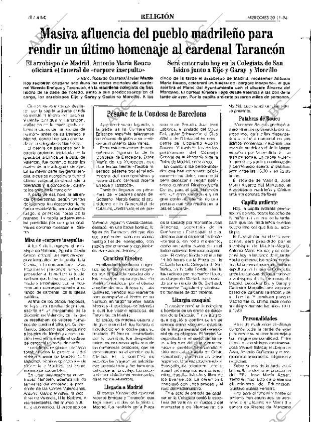 ABC MADRID 30-11-1994 página 78