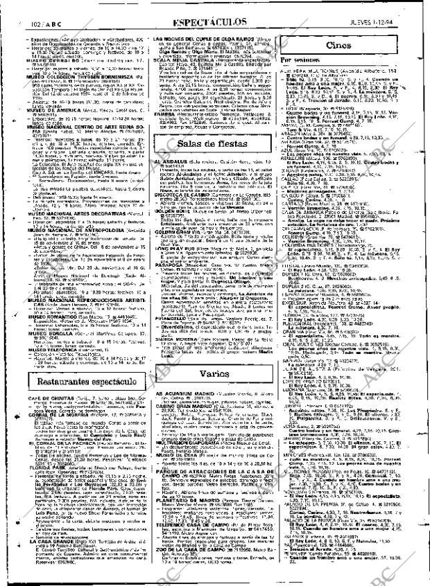 ABC MADRID 01-12-1994 página 102