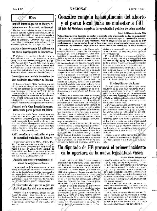ABC MADRID 01-12-1994 página 24