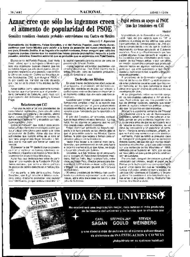 ABC MADRID 01-12-1994 página 26