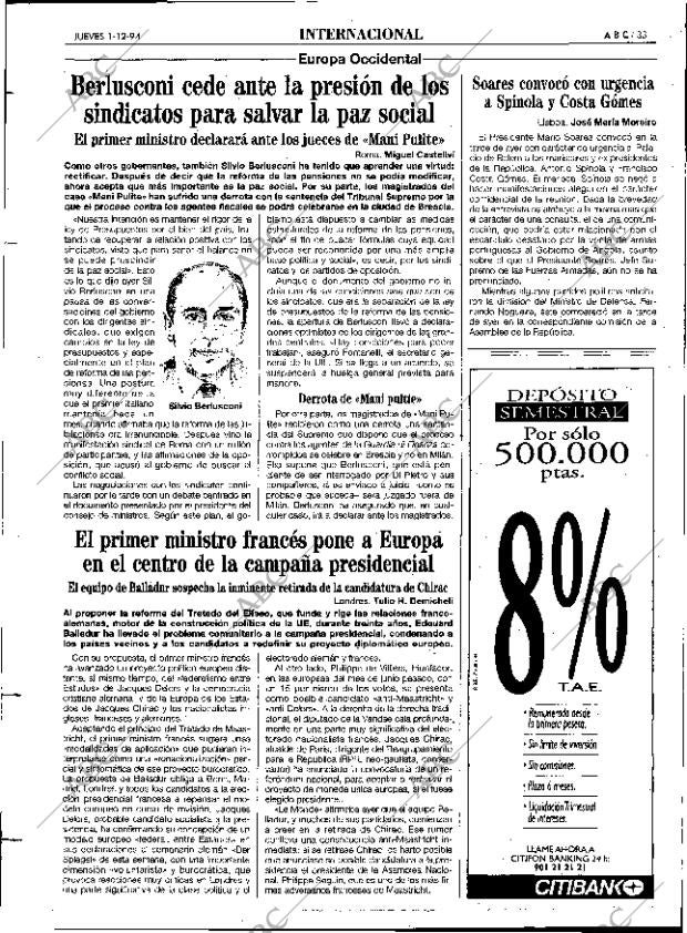 ABC MADRID 01-12-1994 página 33