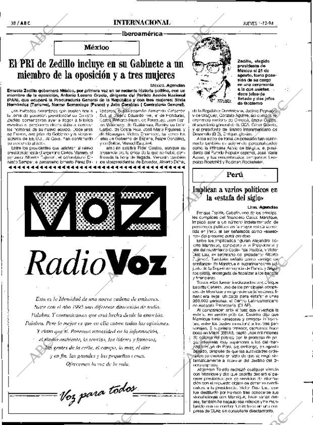 ABC MADRID 01-12-1994 página 38