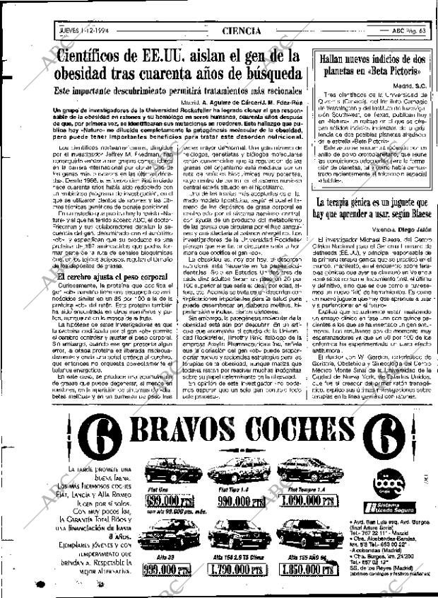 ABC MADRID 01-12-1994 página 63