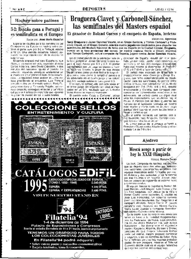 ABC MADRID 01-12-1994 página 94