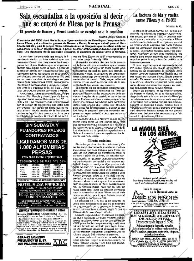 ABC MADRID 03-12-1994 página 23